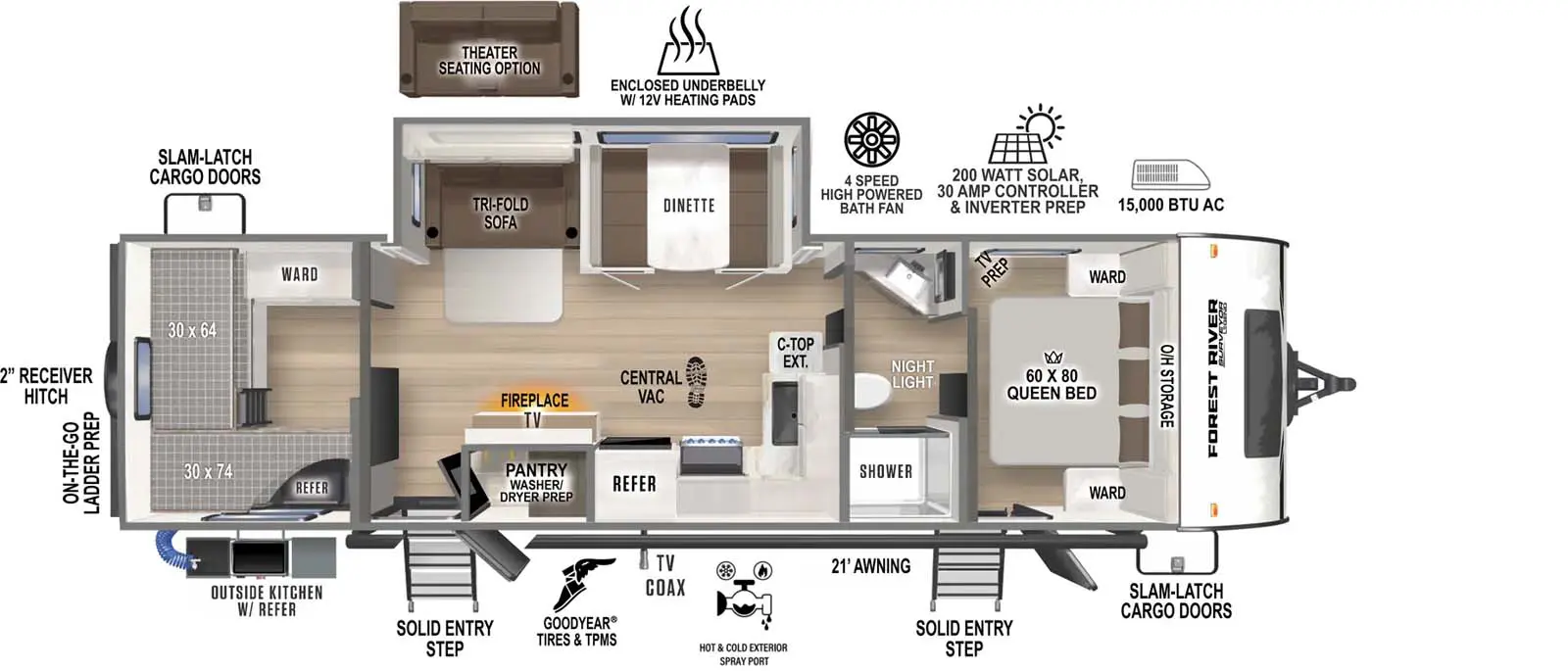 296QBLE Floorplan Image